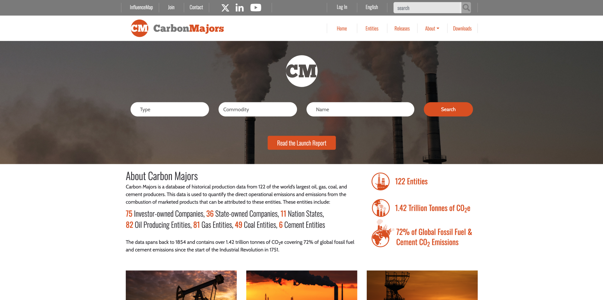 Carbon Majors Database