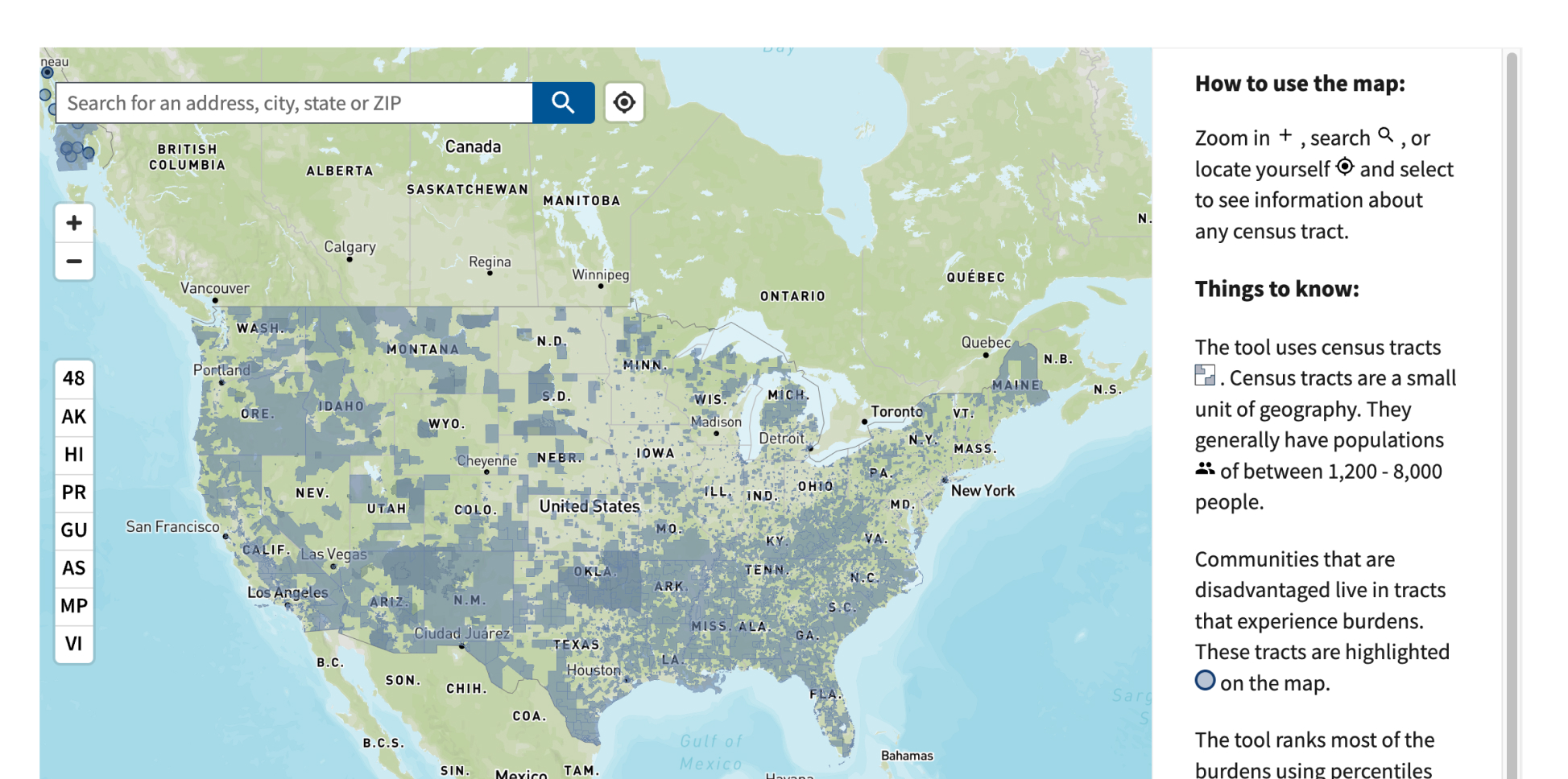 Climate and Economic Justice Screening Tool