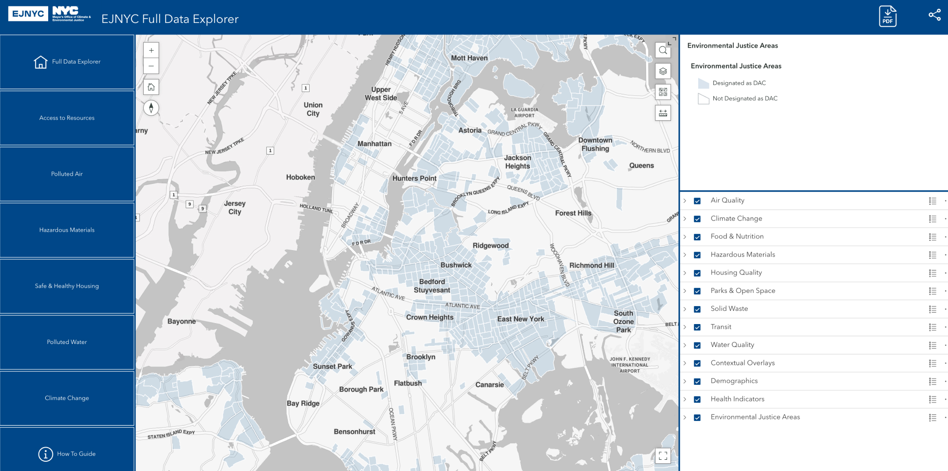 EJNYC Mapping Tool