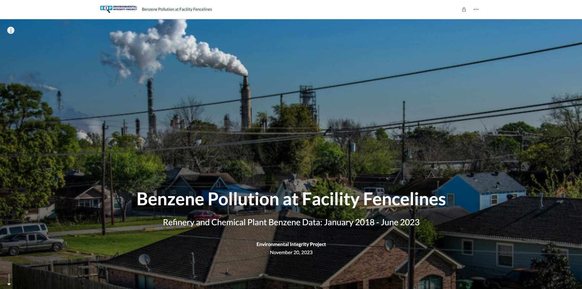 Monitoring for Benzene at Refinery Fencelines