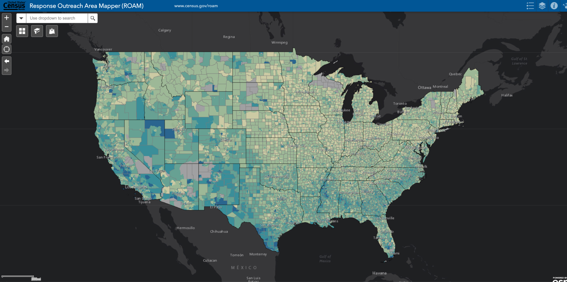 Response Outreach Area Mapper